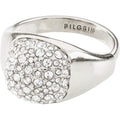 Cindy Recycled Crystal Ring - Silver Plated
