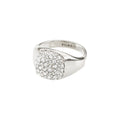 Cindy Recycled Crystal Ring - Silver Plated