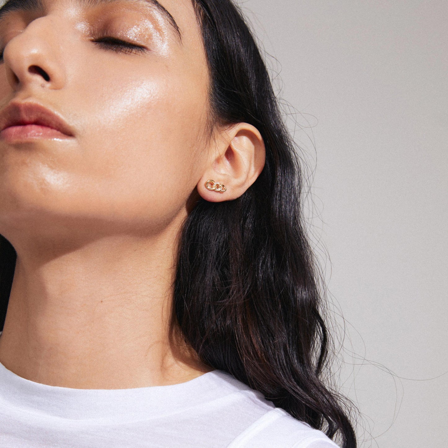 Wrenley Recycled Earrings - Gold Plated