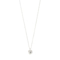 Callum Recycled Necklace - Silver Plated - Crystal