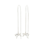 Lysandra Recycled Chain Earrings - Silver Plated