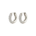 Tatum Recycled Crystal Earrings - Silver Plated