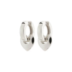 Iokaste Recycled Chunky Hoops - Silver Plated