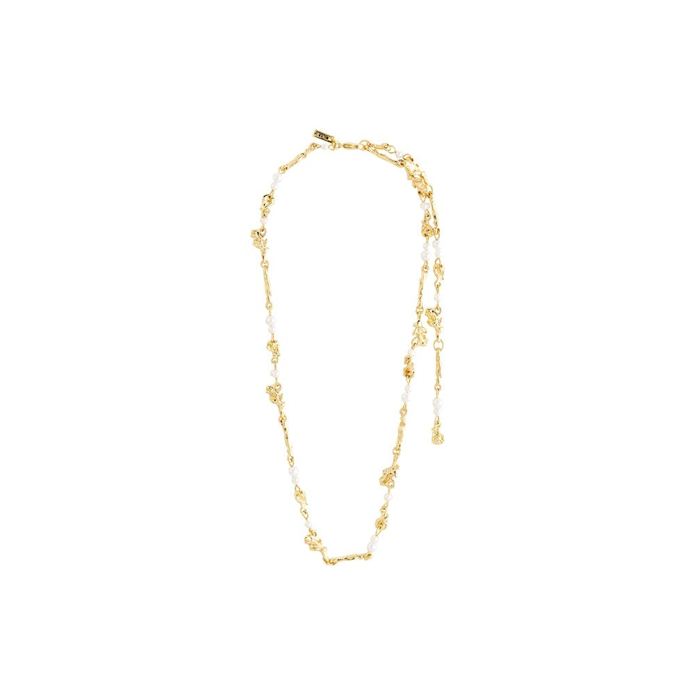 Sloan Pearl Necklace Gold-Plated