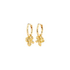Charmaine Recycled Hoop Earrings - Gold Plated