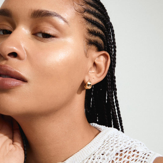Jua Recycled Earrings - Gold Plated