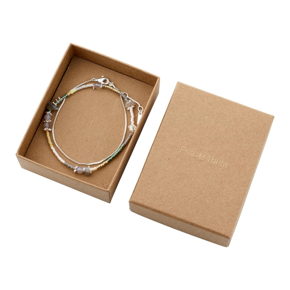 Georgina Sets - Silver Plated - Beige