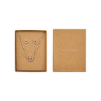 Harlan Recycled Crystal Sets - Silver Plated