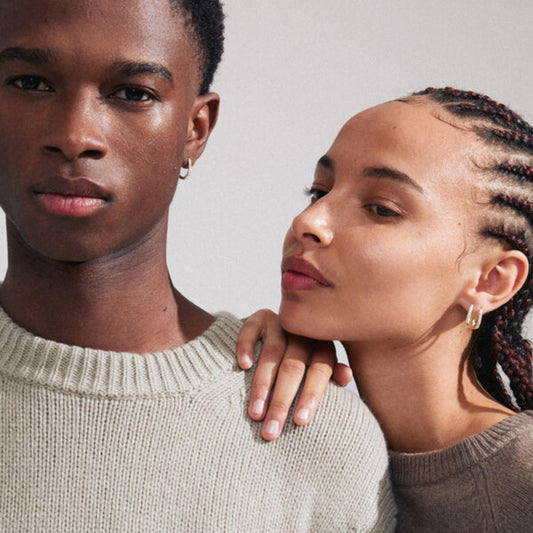 Amiri Recycled Earrings - Gold Plated