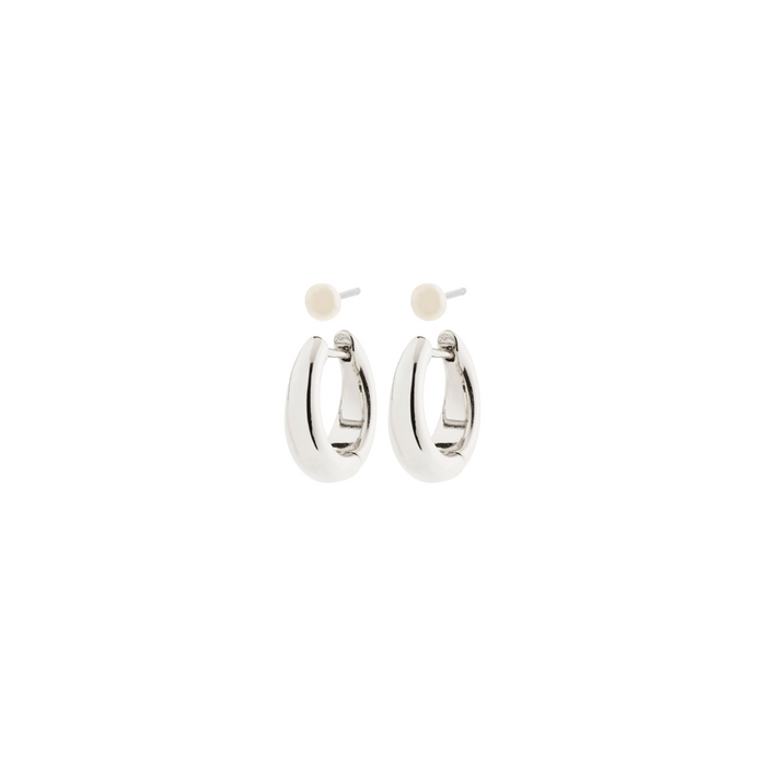 Starlight Earrings 2-In-1 Set - Silver Plated
