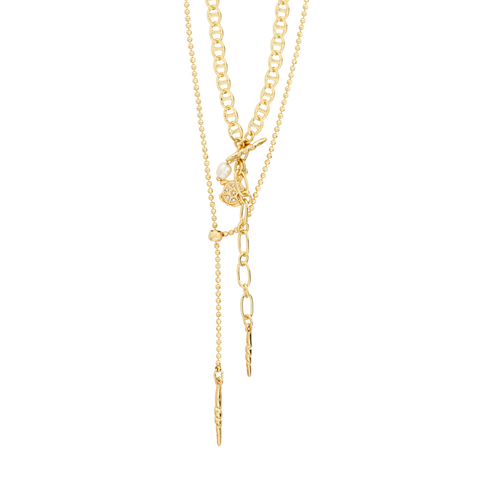 Breeze Necklace 2-In-1 Set - Gold Plated