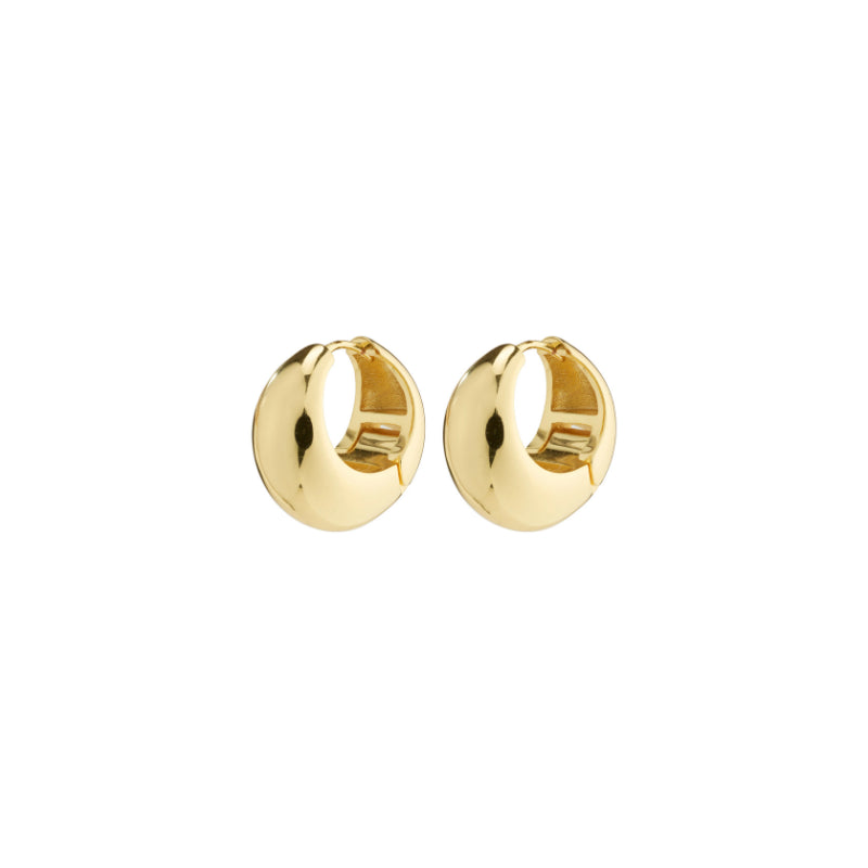 Ioanna Recycled Chunky Hoops - Gold Plated