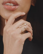 Root Ring - Gold Plated