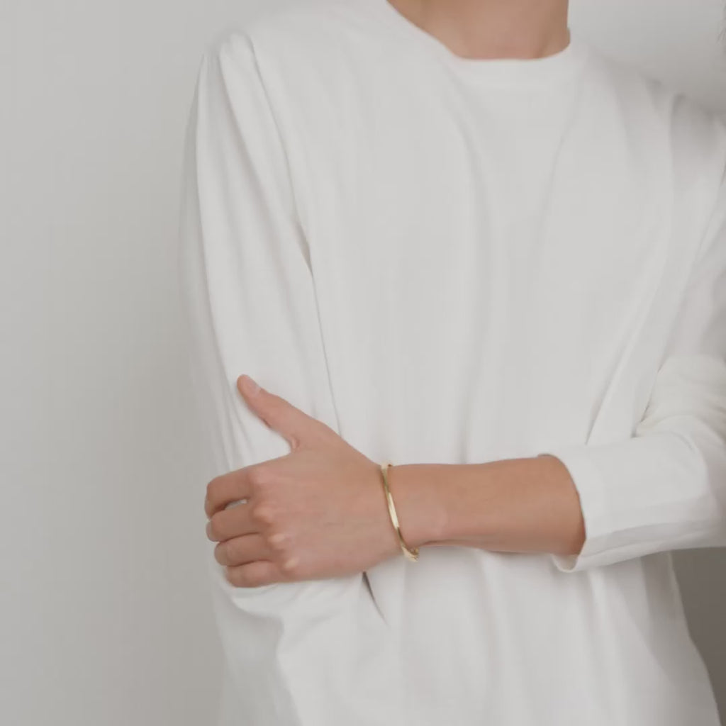 Alaia Recycled Bracelet - Silver Plated