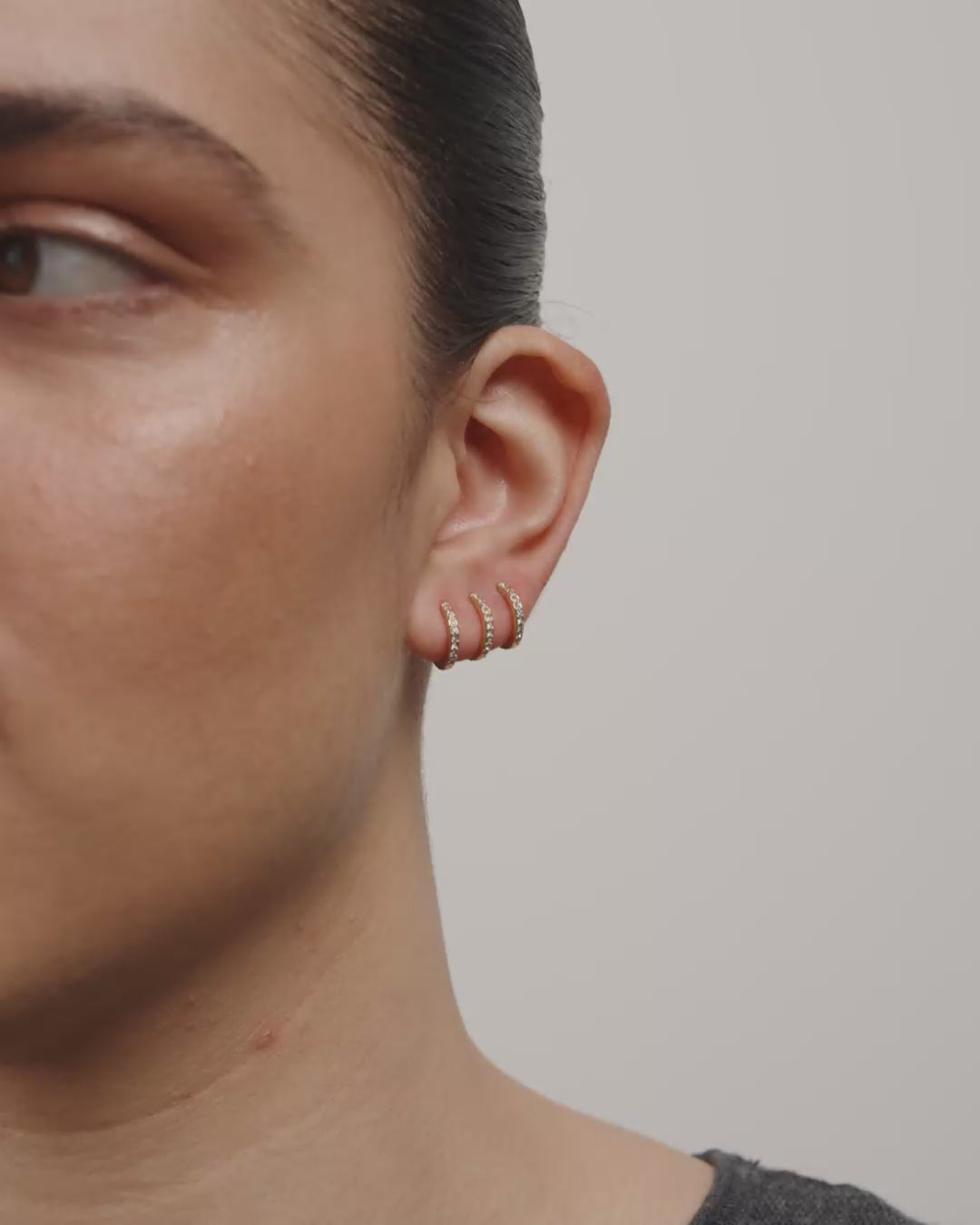 Root Earrings 2-In-1 Set - Gold Plated