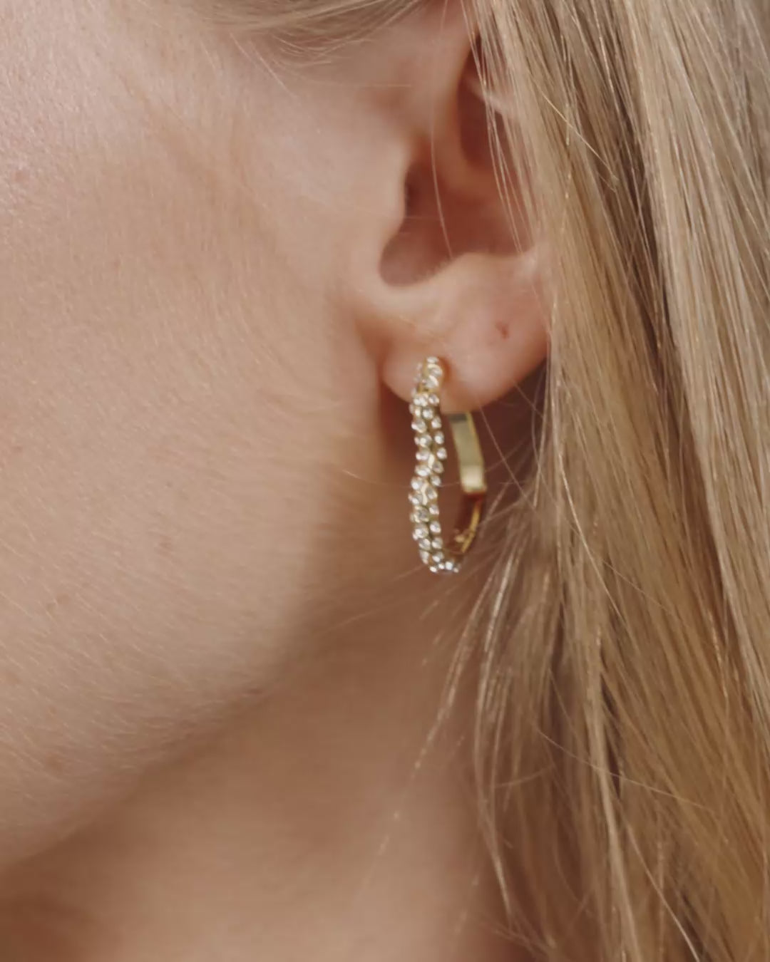 Sora Heart Earrings - Gold Plated