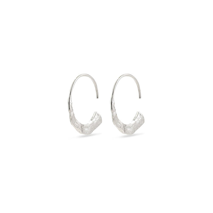 Valkyria Pi Hoops - Silver Plated