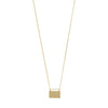 Pulse Recycled Pendant Necklace - Gold Plated