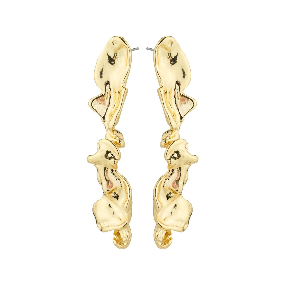 Pulse Recycled Earrings - Gold Plated