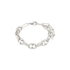 Pace Recycled Chunky Bracelet  - Silver Plated