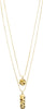 Blink Recycled Necklace 2-In-1 - Gold Plated