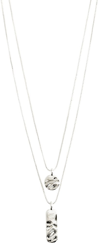 Blink Recycled Necklace 2-In-1 - Silver Plated