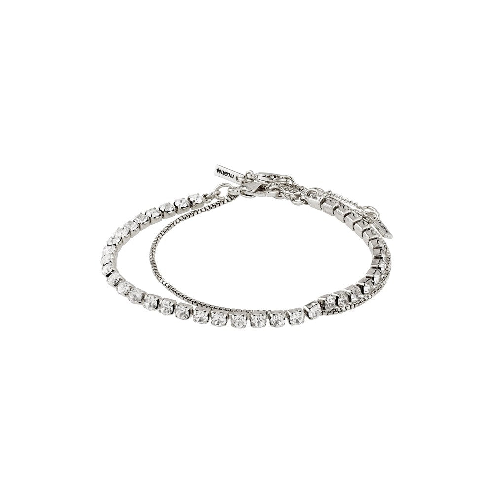 Compassion Bracelet - Crystal - Silver Plated