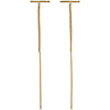 Brielle Pi Earrings - Gold Plated