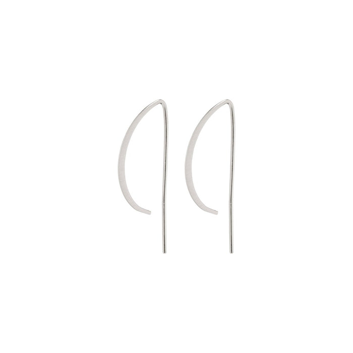 Peony Pi Earrings - Silver Plated