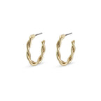 Naja Pi Hoops - Gold Plated - Small