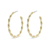 Naja Pi Hoops - Gold Plated - Medium