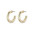 Maddie Pi Hoops - Gold Plated