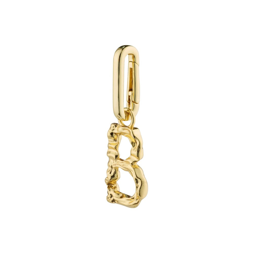 Charm Recycled Pendant - Gold Plated