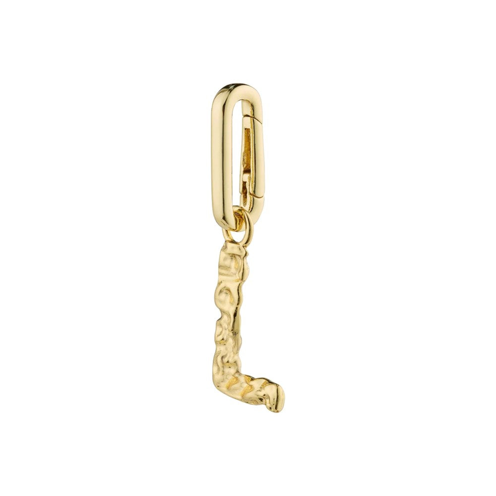Charm Recycled Pendant - Gold Plated