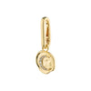 Charm Recycled Moon Pendant - Gold Plated
