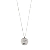 Pisces Zodiac Sign Necklace - Silver Plated - Crystal