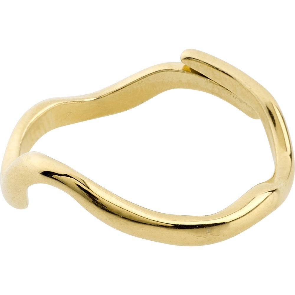 Alberte Organic Shape Ring - Gold Plated
