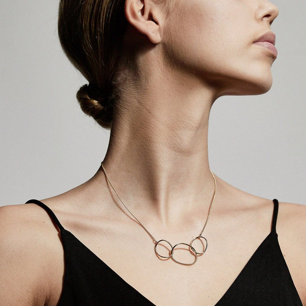 Nika Necklace - Silver Plated