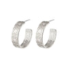 Carol Earrings - Silver Plated