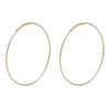 Raquel Pi Hoops - Gold Plated 36mm