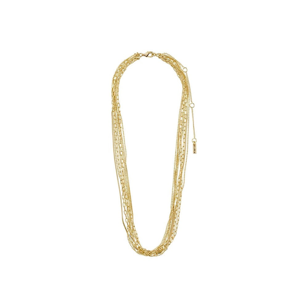 Lilly Chain Necklace - Gold Plated