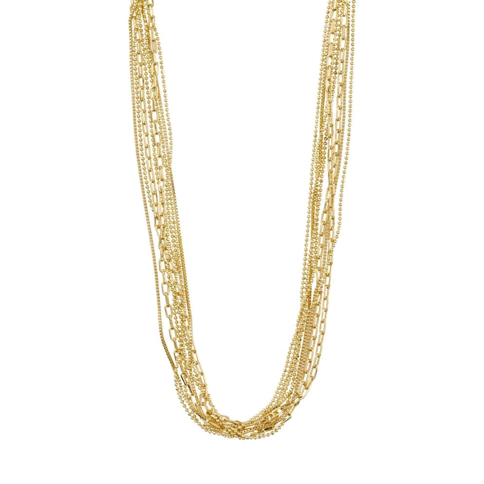 Lilly Chain Necklace - Gold Plated