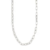 Bibi Necklace - Silver Plated - White