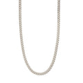 Fuchsia Necklace - Silver Plated