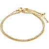 Mille Crystal Bracelet 2-In-1 Set  - Gold Plated