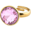 Callie Recycled Crystal Ring  - Gold Plated - Rose