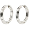 Edea Recycled Hoops - Silver Plated