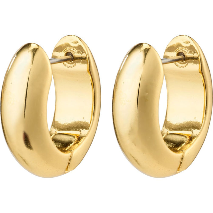 Mine Recycled Chunky Huggie Hoops - Gold Plated