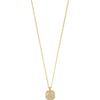 Cindy Recycled Crystal Pendant Necklace - Gold Plated