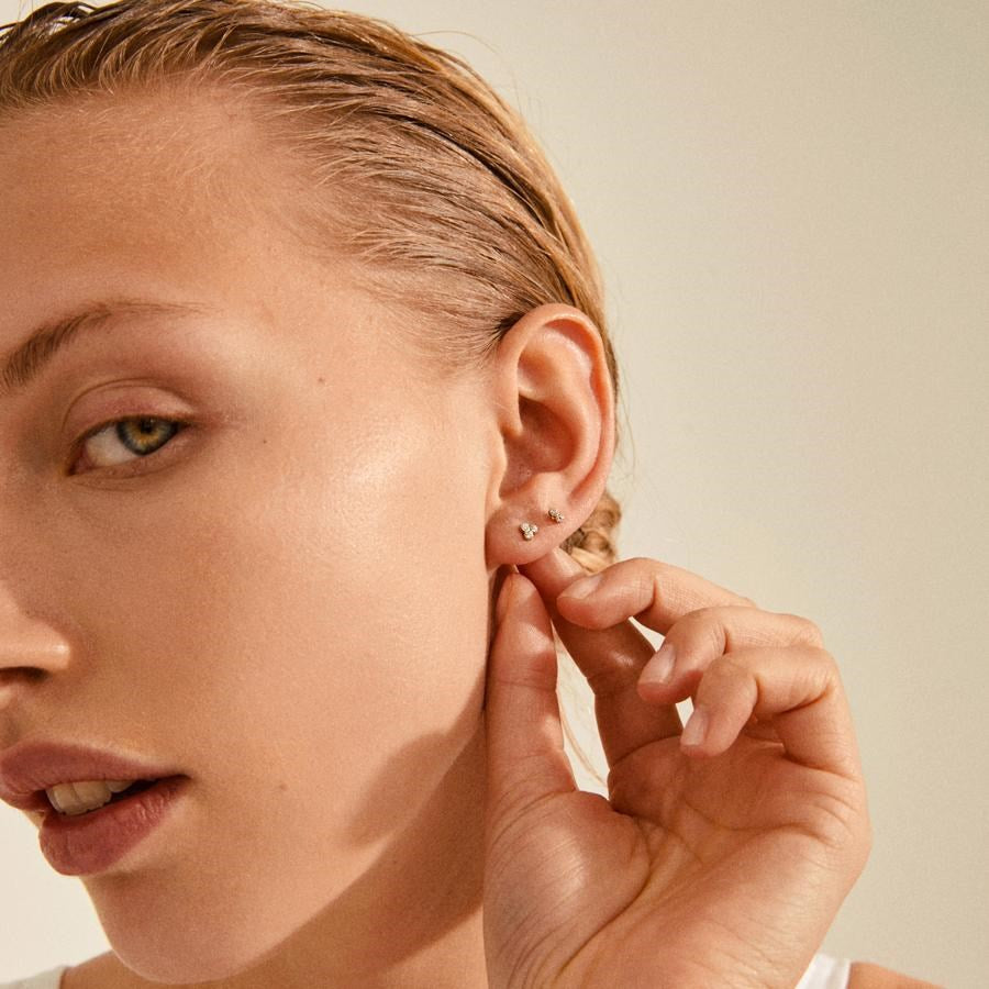 Kamari Earrings - Gold Plated Crystal